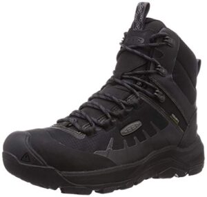 keen new men's revel iv exp polar mid hiking boot black/magnet 11.5