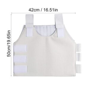 Fracture Fracture Medical Chest Fixation Belt Broken Ribs Support Adhesive Rib Brace Chest Binder Broken Rib Brace Injuries Chest Brace Chest Circumference Breathable Plush Man