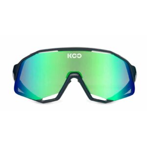 KOO Demos Sunglasses I Performance Eyewear for Road, MTB Cyclists & Cyclocross Sports - Black Green