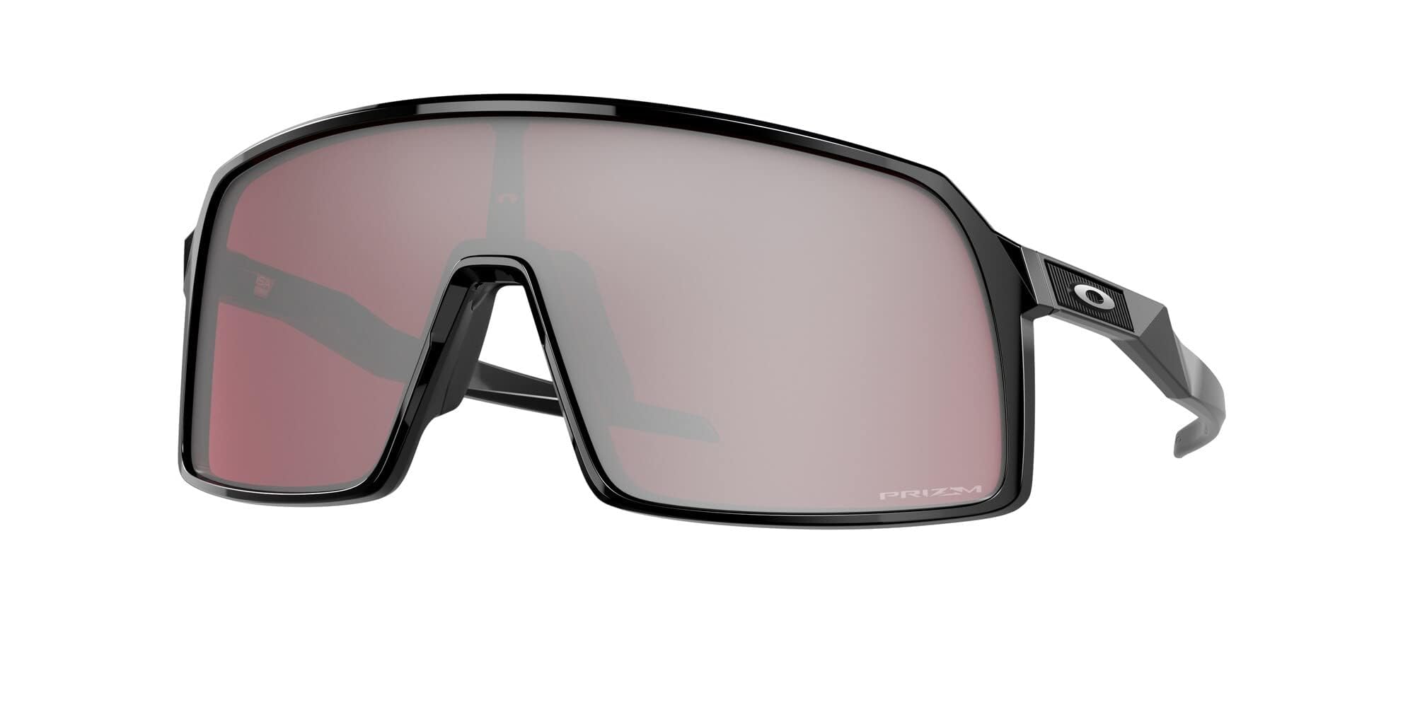 Oakley Men's Oo9406 Sutro Rectangular Sunglasses, Polished Black/Prizm Snow Black Iridium, 37 mm