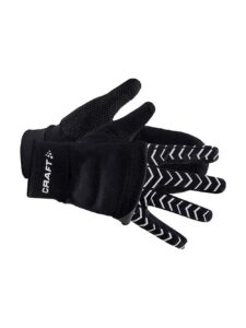 craft sportswear unisex adv lumen hybrid glove, black, large