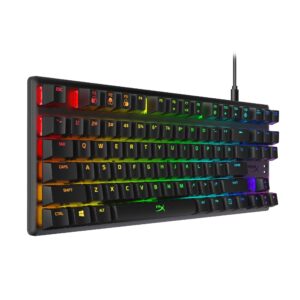 HyperX Alloy Origins Core Wired Gaming Mechanical Keyboard Compact Tenkeyless HyperX Red Switch with RGB Back Lighting for PC, PS5 PS4 Xbox Series X|S & Xbox One (Renewed)