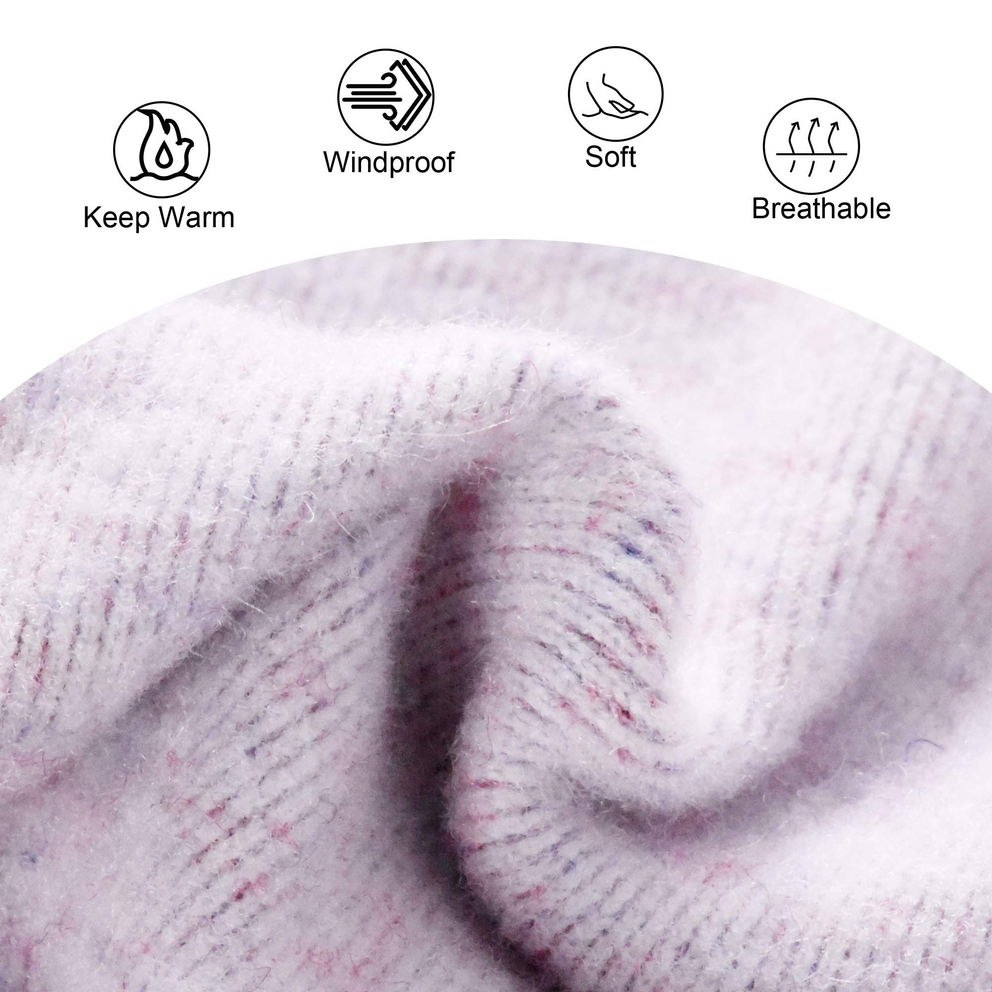 KPwarm Fleece Ear Warmers Muff, Winter Windproof Ear Headband for Men Women, Sports Running Cycling Skiing Non Slip Earmuffs One Size