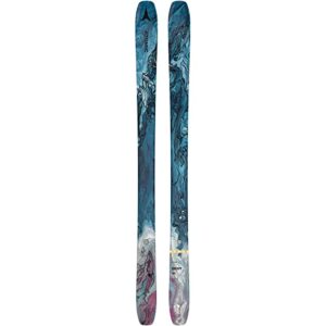 atomic bent 90 skis mens sz 175cm metallic blue/grey