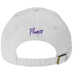 Prince Official Love Symbol White Baseball Hat, One Size