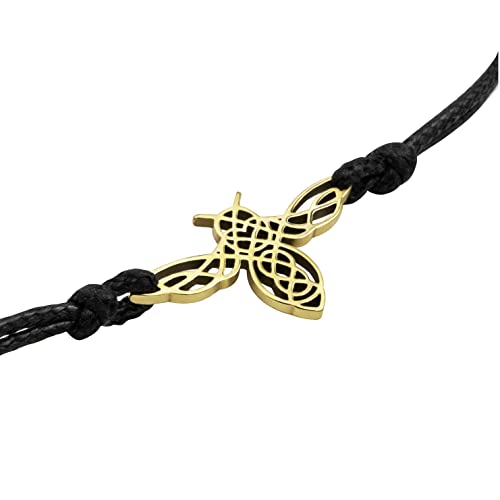 THE LACRIMA FOUNDATION Embrace Elegance: Limited Edition Wild Honey Bee Bracelet - Yellow Gold