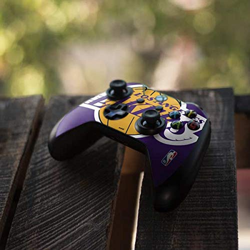 Skinit Decal Gaming Skin Compatible with Xbox One S Controller - Officially Licensed NBA Los Angeles Lakers Large Logo Design