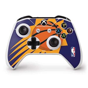 skinit decal gaming skin compatible with xbox one s controller - officially licensed nba phoenix suns large logo design