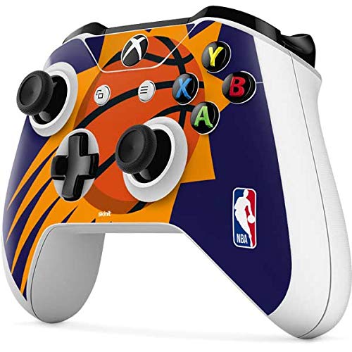 Skinit Decal Gaming Skin Compatible with Xbox One S Controller - Officially Licensed NBA Phoenix Suns Large Logo Design