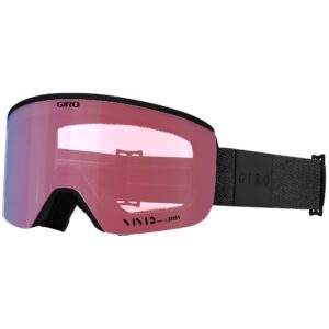 Giro Axis Ski Goggles - Snowboard Goggles for Men - Black Mono Strap with Vivid Onyx/Vivid Infrared Lenses