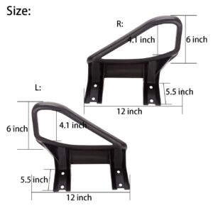 10L0L Golf Cart Arm Rest Hip Restraint for EZGO TXT 1994-up, Driver and Passenger Side, OEM# 71701-G01 71702-G01, Left + Right 1 Pair