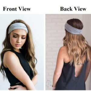 Huachi Non Slip Headbands for Fashion Workout Yoga Sports Exercise Sweatbands Summer Accessories Elastic Bands