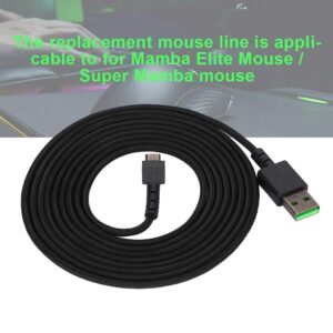 Gaming Mouse Cable, 2.2 Meters for Razer /Super Mamba Mouse Line /Pure Copper Core Gaming Mouse USB Cable,