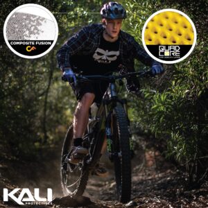 Kali Protectives Pace Camo Adult Off-Road BMX Cycling Helmet - Matte Moss/White/Large/X-Large