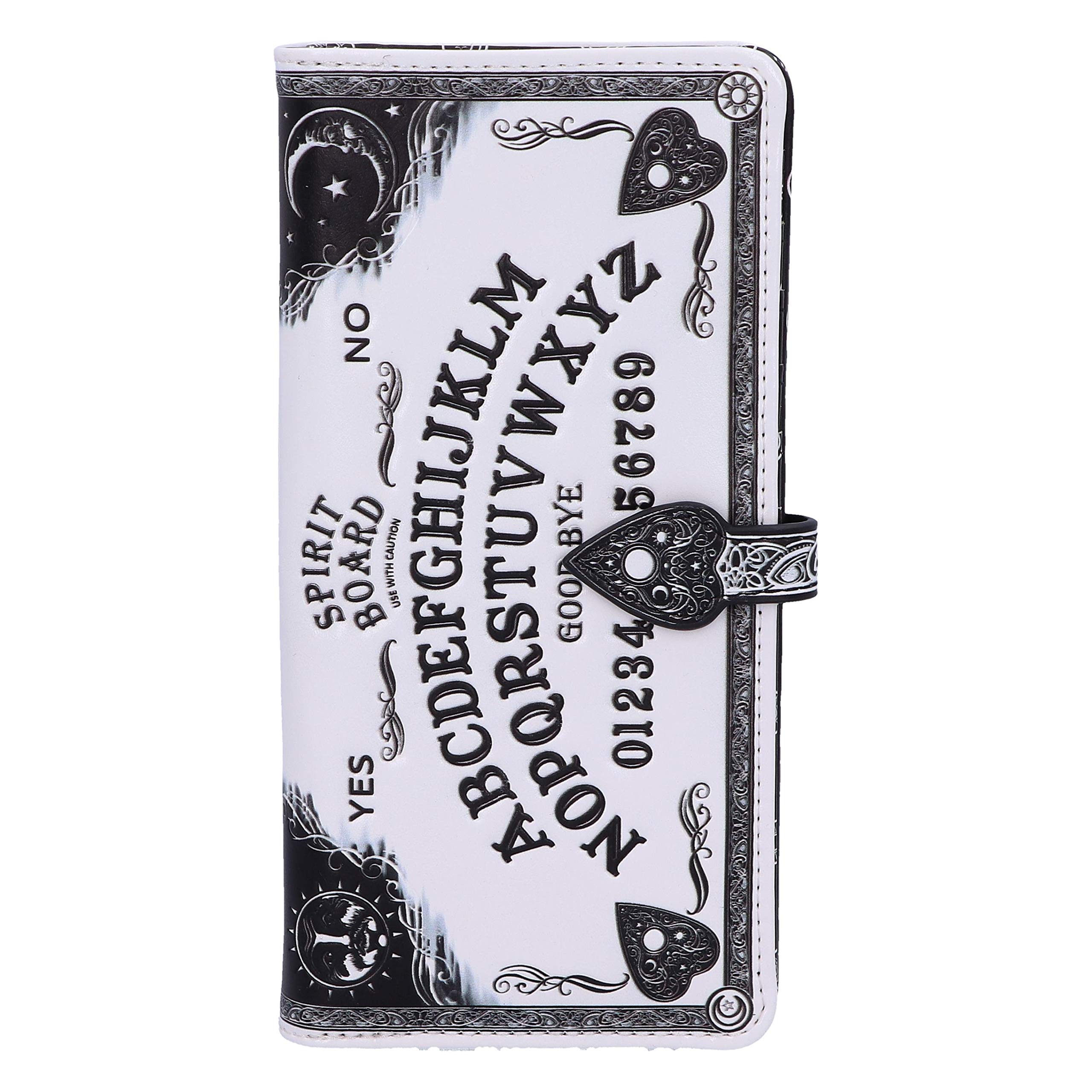 Nemesis Now Embossed Purse, Gothic Wallet, 18.5cm - White Spirit Board