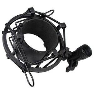 Miwayer Universal Microphone Shock Mount,Most Advanced Cobweb Anti-Vibration Structure Compatible with 1.6-1.8"(42-47mm) Large Diameter Condenser Mics, Like CAD U37 USB GLX220 NW-700 MXL770 V250