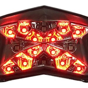 Motodynamic Integrated Sequential LED Tail Lights Smoked Lens for 2020-2022 Kawasaki Ninja 650 Z650 (DOES NOT WORK ON 23+ MODELS)