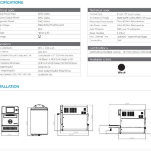 Midea Equipment G1 High Speed Oven, Stainless Steel