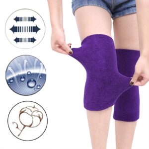 MioCloth Thermal Knee Warmer Sleeve Winter Leg Brace,Joint Pain Relief,Knee Arthritis Terry Cotton Knee Sleeves