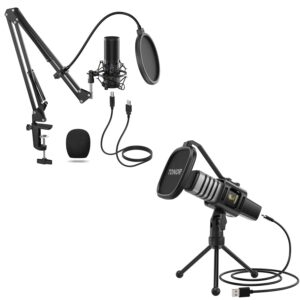 tonor usb microphone tc30 and usb microphone kit q9