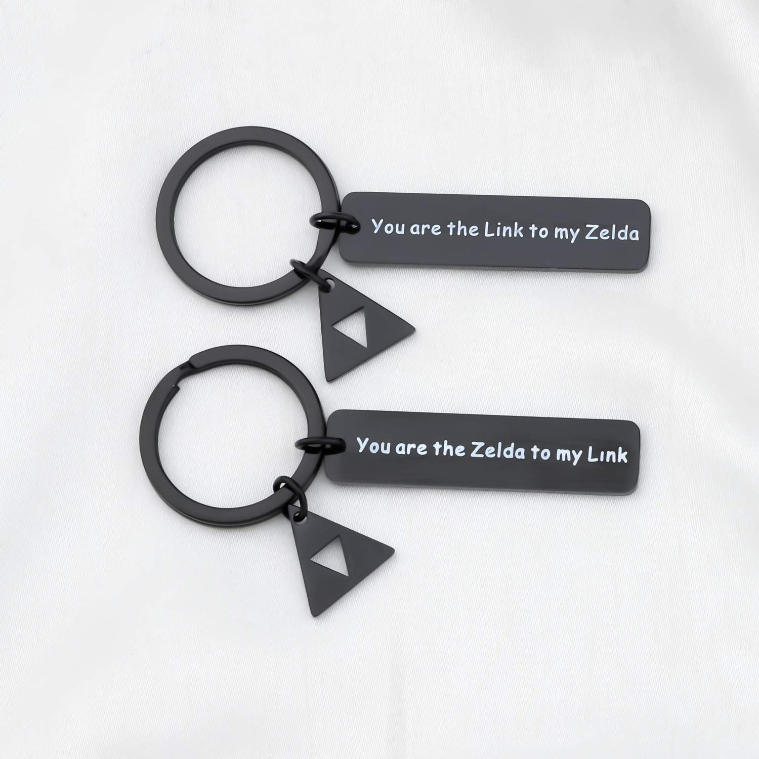 The Legend of Zellda Inspired Couple Keychain Set You Are The Liink To My Zellda Gamer Couple Gift (Link To My Zelda)