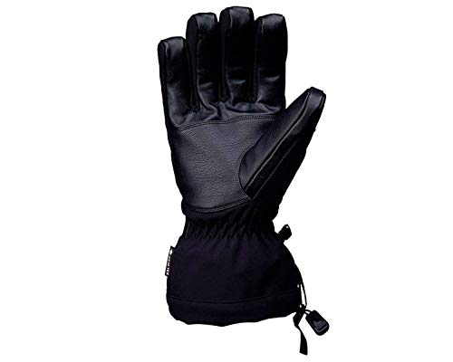 Kombi Men's Durable Waterproof Windproof Breathable Cold Weather Insulated Sanctum Glove, Black, Large