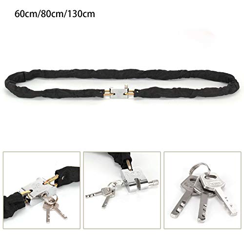 MACHSWON Universal Bike Lock,Bicycle Motorcycle Chain Lock, High Security Bicycle Lock,-Theft Bike Chain Lock Heavy Duty Motorbike Bicycle Bike Chain Lock for Bicycle Motorcycle,26x100cm