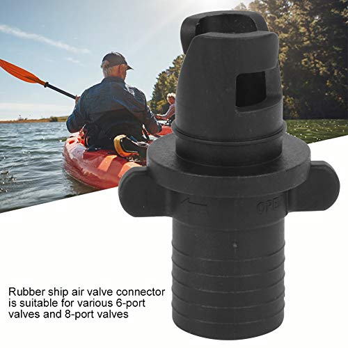 life Kayak Air Valve Connector,Plastic Inflation Valve Adapter Converter Surfboard Kayaks Inflatable Boat Accessory Replacement