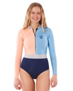 rip curl 1mm women's g-bomb l/s springsuit - bikini cut