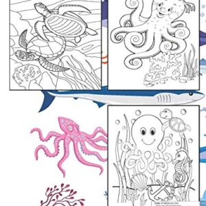 Sea Animals Coloring Book: Ocean Coloring Book for Kids