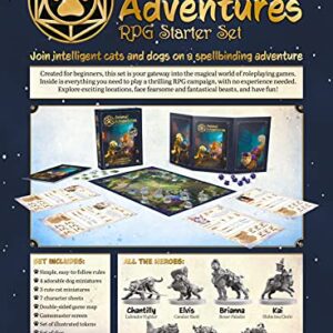 Steamforged Games Animal Adventures: Starter Set - Beginners Roleplaying Tabletop Game 5E Compatible