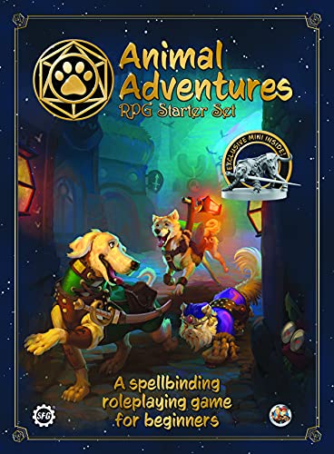 Steamforged Games Animal Adventures: Starter Set - Beginners Roleplaying Tabletop Game 5E Compatible