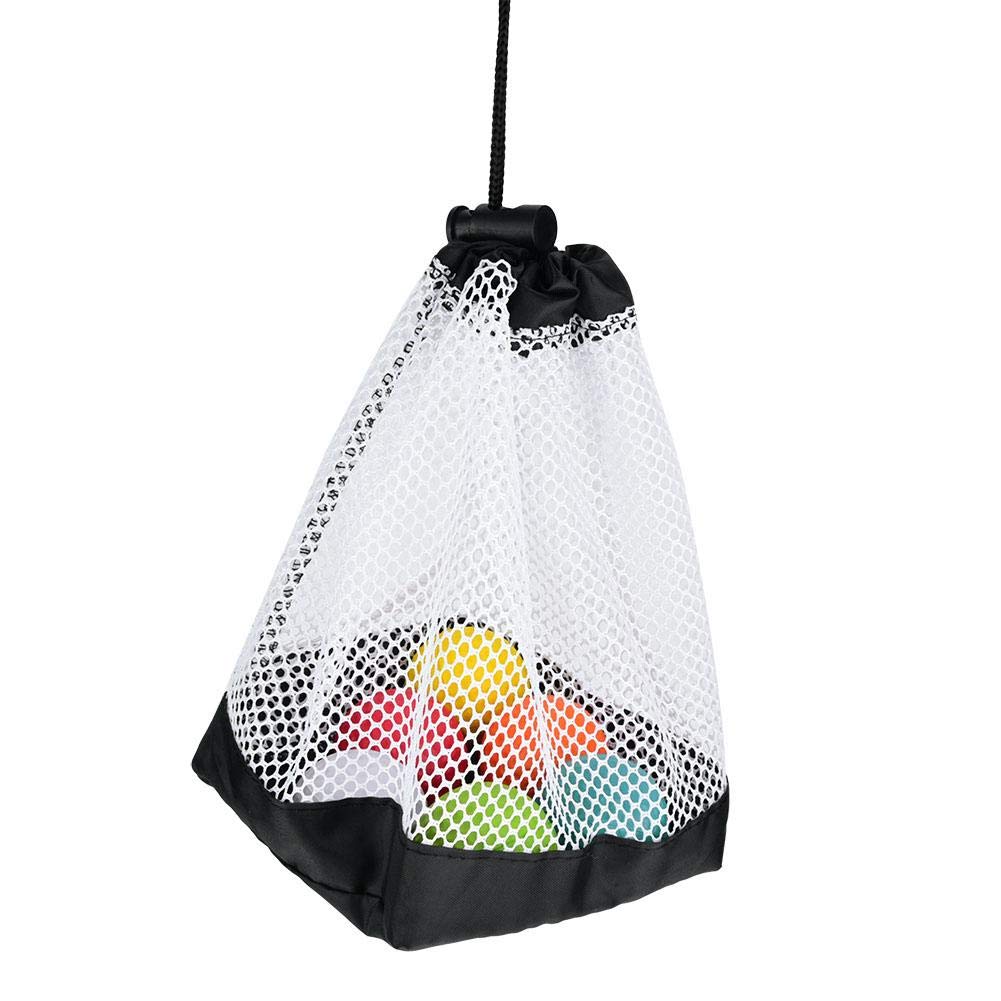 Ball Bag, Nylon Mesh Pouch, Storage Bag Pouch with Drawstring Cord Lock Closure, Can Hold 36 Balls, 1 Pack Mesh Ball Bag