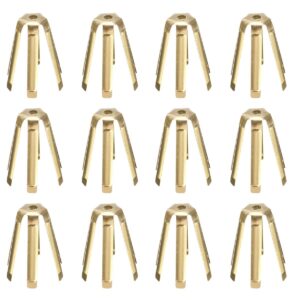 Aliennana Brass Golf Shaft Adapter Shims 12pcs Fits .335 .350 .355 .370 for All Shaft Golf Accessories