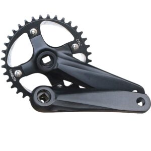 GANOPPER BMX Crankset Bicycle Crank Arm Set 152mm MTB Cranks 32T Mountain Bike Crankset