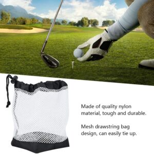 Ball Bag, Nylon Mesh Pouch, Storage Bag Pouch with Drawstring Cord Lock Closure, Can Hold 36 Balls, 1 Pack Mesh Ball Bag