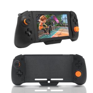 ECHZOVE Controller for Nintendo Switch, Ergonomic Large Grip for Switch with Gravity Induction of Six-Axis Gyroscope, Double Motor Vibration and Screen Capture Button, Include the Storage Bag