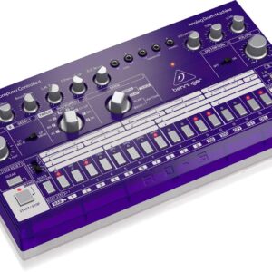 Behringer Rhythm Designer RD-6 Analog Drum Machine, Purple Translucent