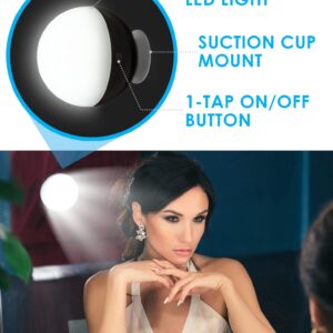 Bright Basics Ultra Bright LED Vanity Light Portable Wireless Ball Lamp Mirror Lights