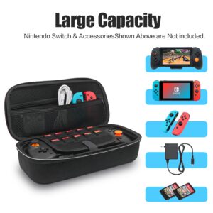 ECHZOVE Controller for Nintendo Switch, Ergonomic Large Grip for Switch with Gravity Induction of Six-Axis Gyroscope, Double Motor Vibration and Screen Capture Button, Include the Storage Bag