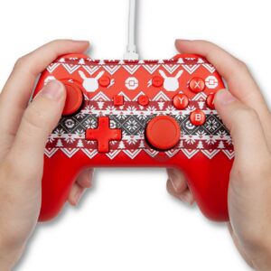 PowerA Wired Controller for Nintendo Switch - Pokémon Holiday Sweater