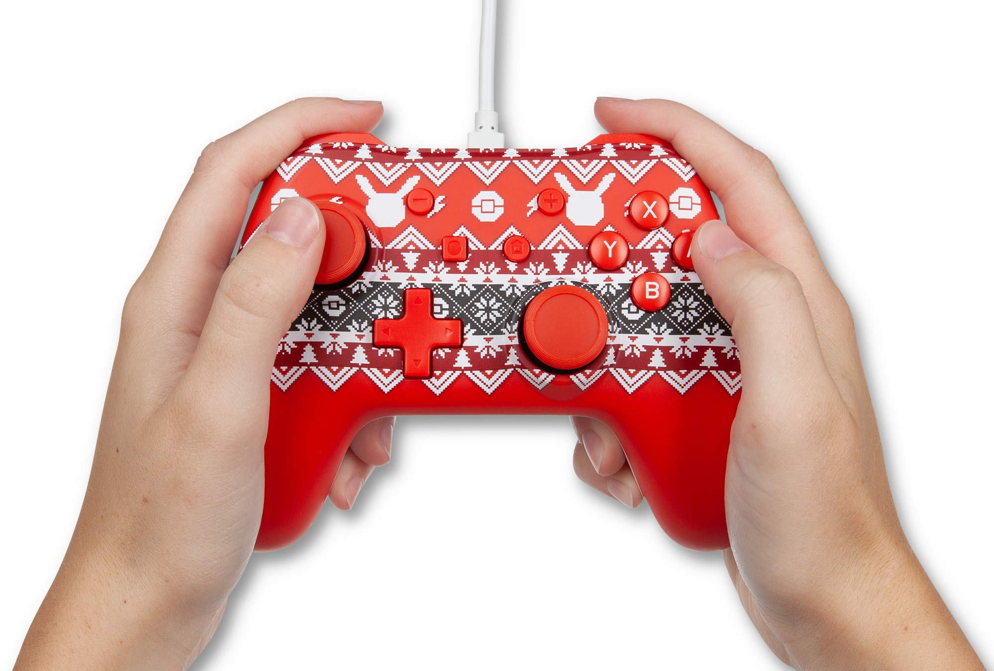 PowerA Wired Controller for Nintendo Switch - Pokémon Holiday Sweater