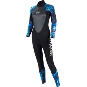 Aqua Lung HydroFlex 3mm Women's Jumpsuit, Camouflage Blue