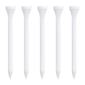 Zivisk Wooden Golf Tees 3-1/4" 100 Count 83mm White