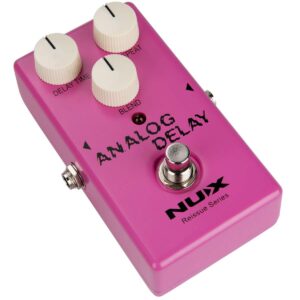 NUX Analog Delay Guitar Effect Pedal 100% analogue circuit,warm sounding analog delay effect from the 80's