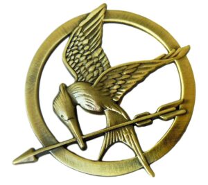 lackingone the katniss everdeen cosplay prop rep mockingjay pin brooch badge (brooch badge)