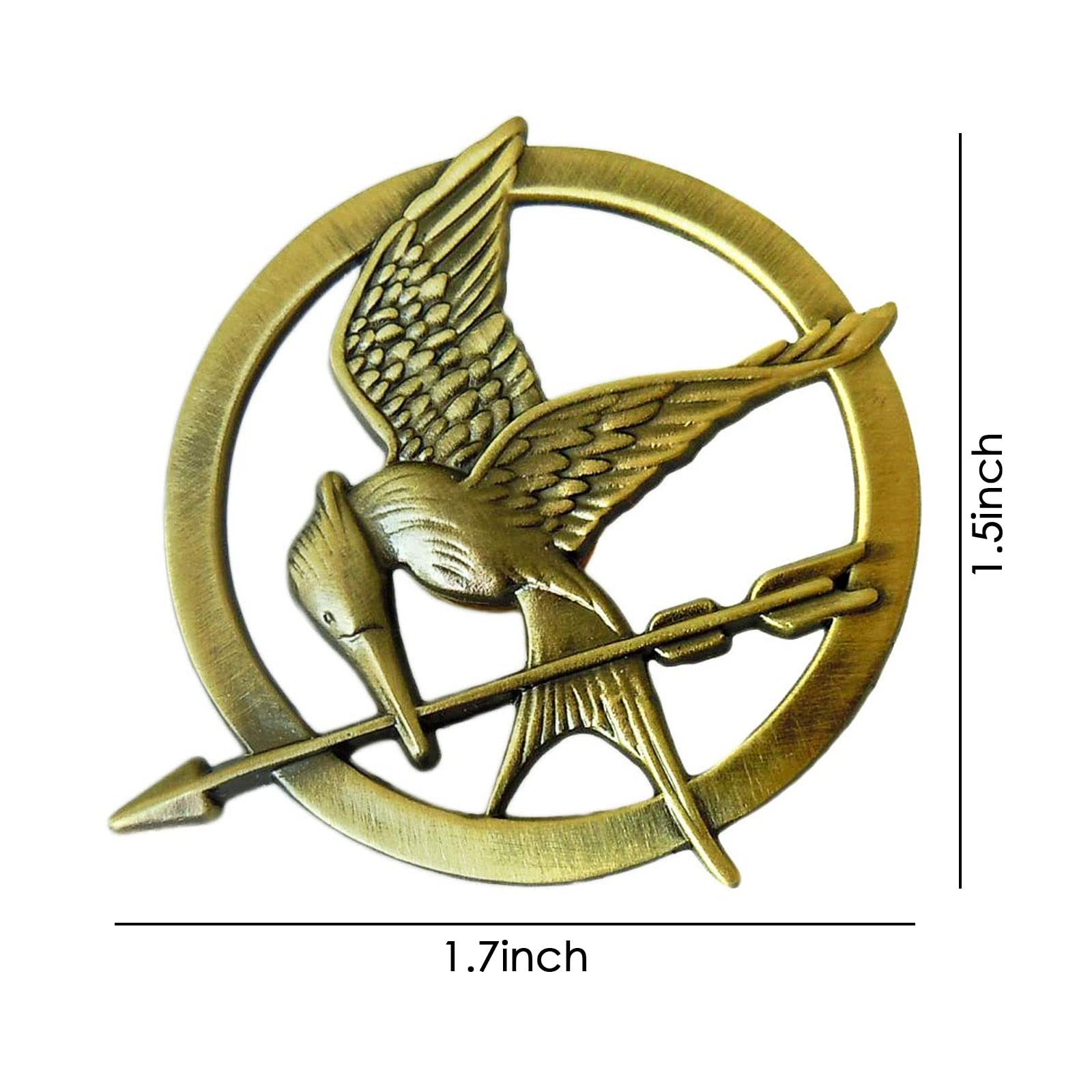 LACKINGONE The Katniss Everdeen Cosplay Prop Rep Mockingjay Pin Brooch Badge (Brooch Badge)