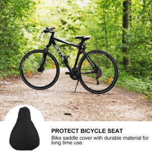 BESPORTBLE Exercise Bike Exercise Bike 3d Mesh Saddle Cover Bike Cover Comfortable Soft Sun Saddle Cushion Protector for Road Bikes Mountain Bike Cycling Black Saddle Pad Exercise Bikes Exercise Bikes