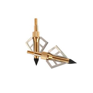 Crossbow Broadheads 100 Grain 12 Pack Archery Hunting 3 Blades Sharp Compound Recurve Bow Arrow Heads