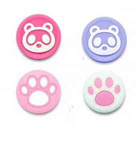 animal crossing silicone analog thumb grip joystick covers caps game thumbstick replacement for nintend switch lite/ns joy-con controller (14)